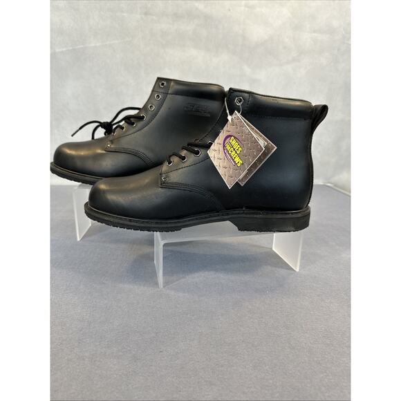 Shoes for Crews Slip Resistant Men's Lace-Up Work Boots Size 13W - Picture 5 of 10